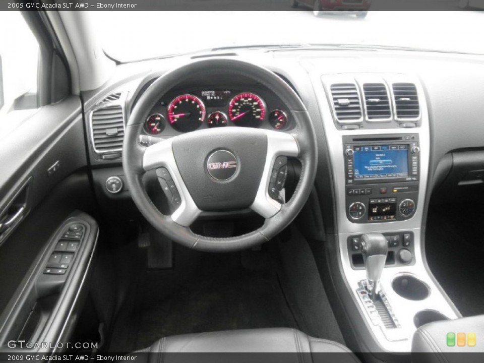Ebony Interior Dashboard for the 2009 GMC Acadia SLT AWD #50854303