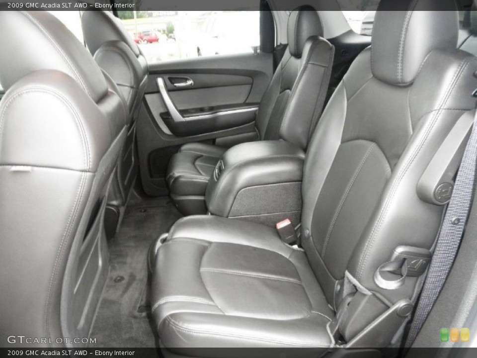 Ebony Interior Photo for the 2009 GMC Acadia SLT AWD #50854348