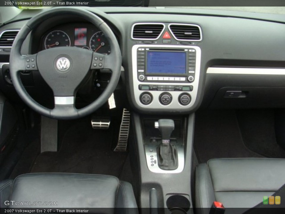 Titan Black Interior Dashboard for the 2007 Volkswagen Eos 2.0T #50854627
