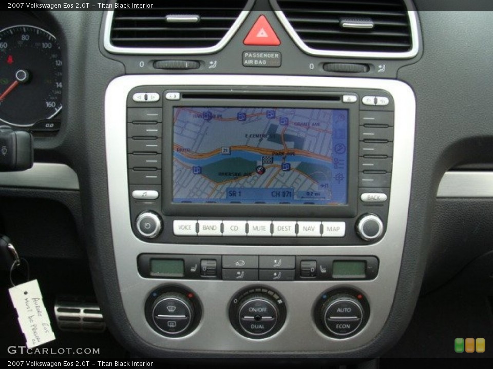Titan Black Interior Controls for the 2007 Volkswagen Eos 2.0T #50854657