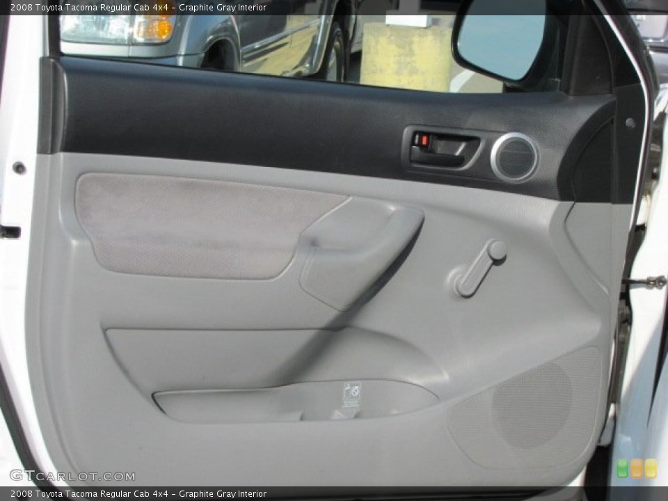 Graphite Gray Interior Door Panel for the 2008 Toyota Tacoma Regular Cab 4x4 #50855242