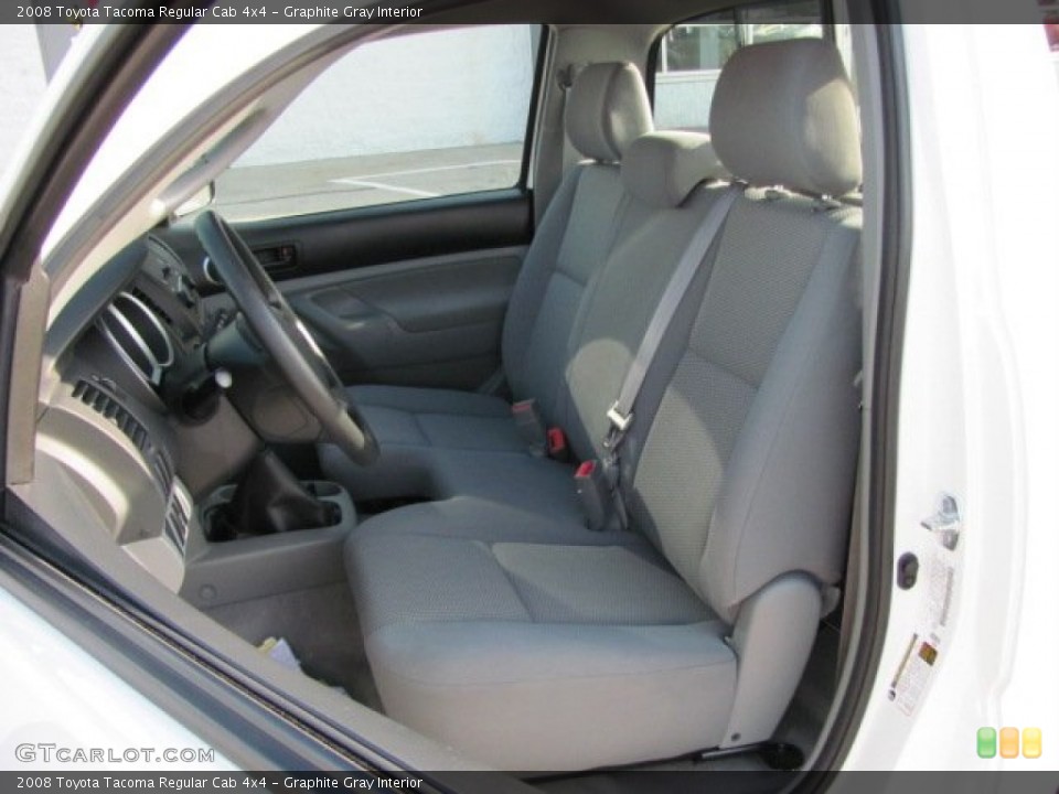 Graphite Gray Interior Photo for the 2008 Toyota Tacoma Regular Cab 4x4 #50855254