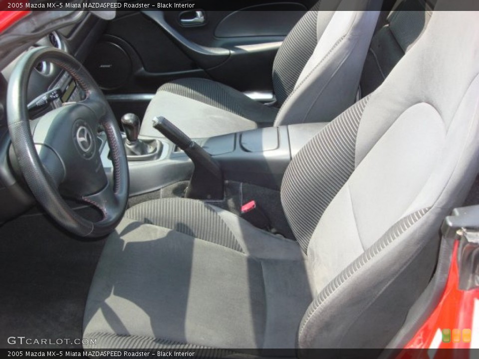 Black Interior Photo for the 2005 Mazda MX-5 Miata MAZDASPEED Roadster #50855533