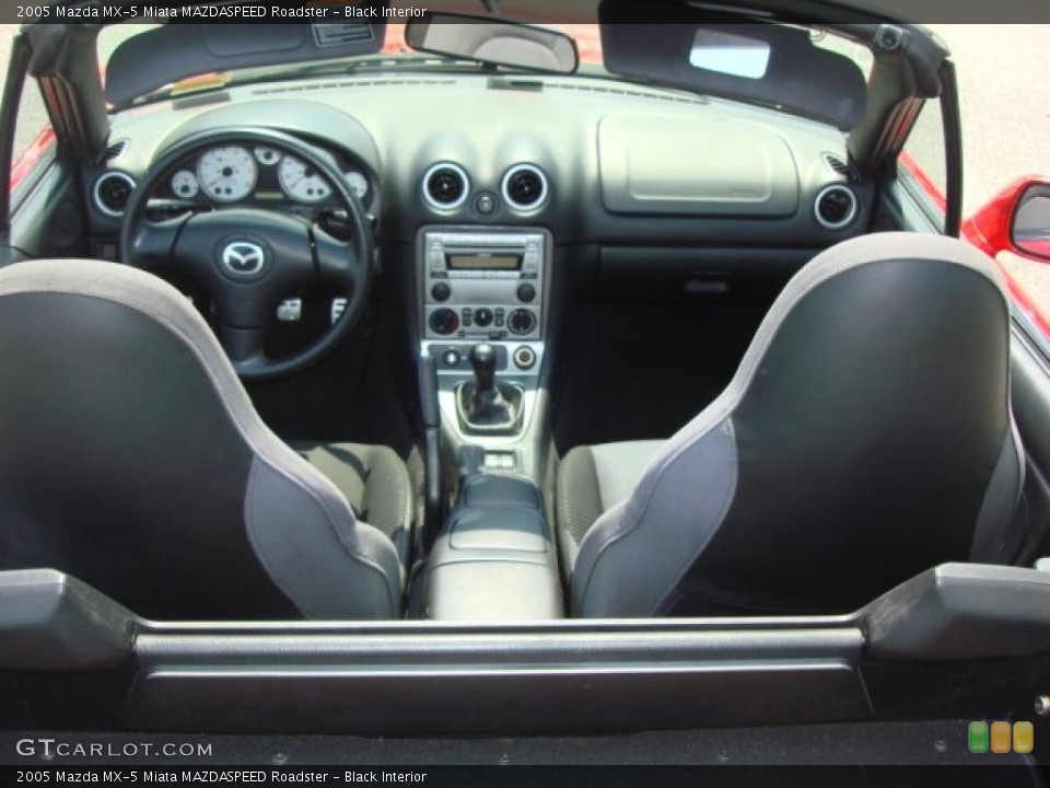 Black Interior Dashboard for the 2005 Mazda MX-5 Miata MAZDASPEED Roadster #50855548