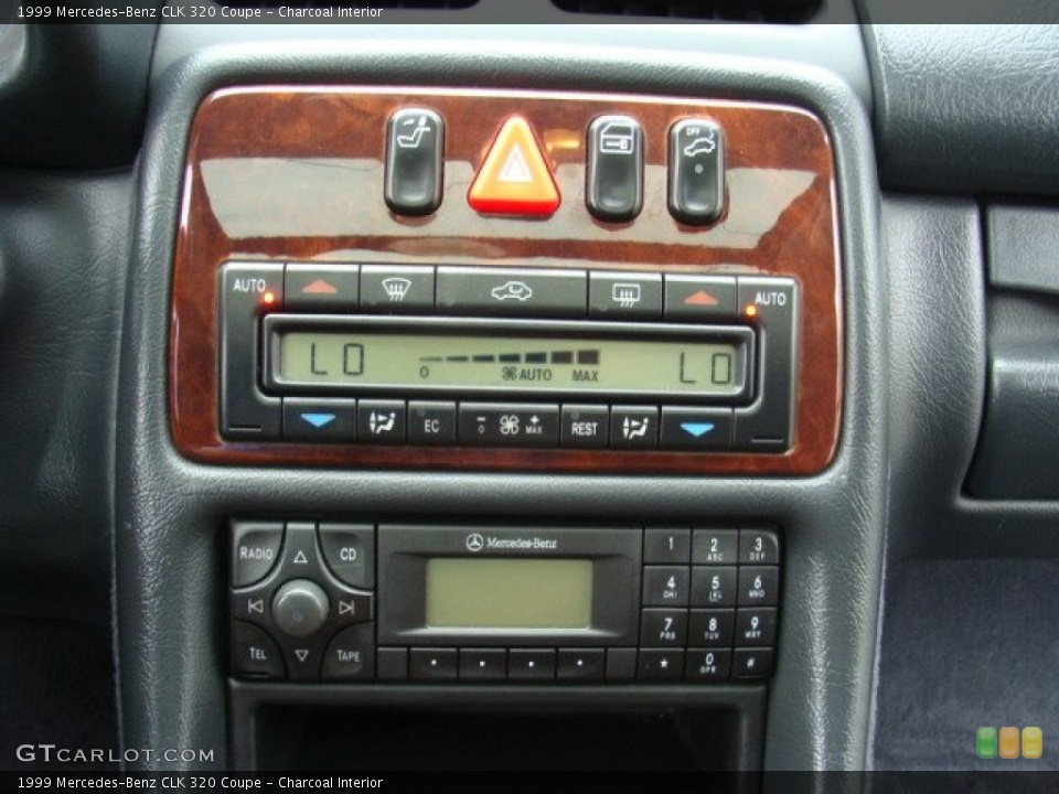 Charcoal Interior Controls for the 1999 Mercedes-Benz CLK 320 Coupe #50855584