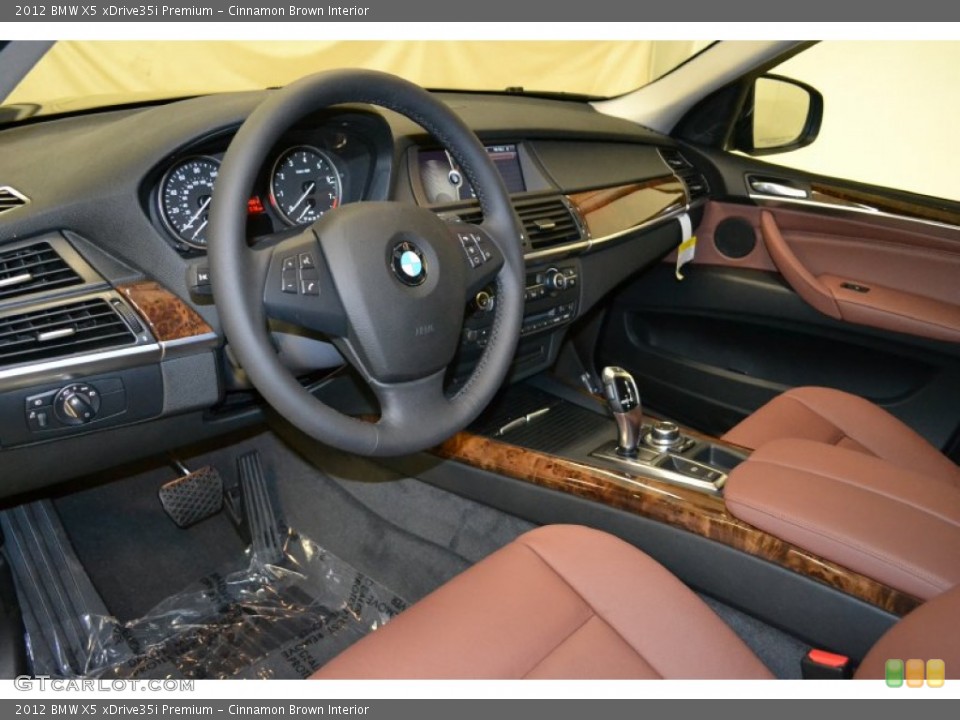 Cinnamon Brown Interior Photo for the 2012 BMW X5 xDrive35i Premium #50855812