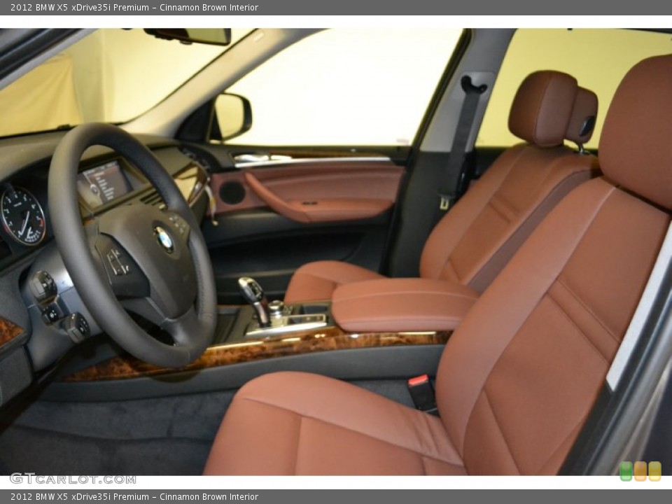 Cinnamon Brown Interior Photo for the 2012 BMW X5 xDrive35i Premium #50855830