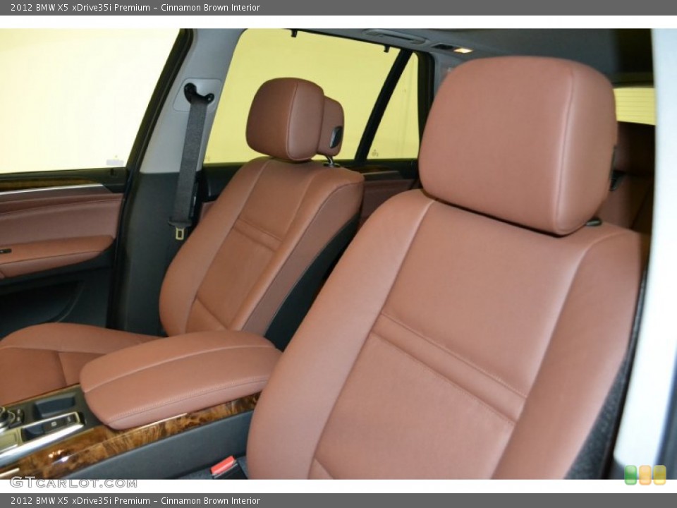 Cinnamon Brown Interior Photo for the 2012 BMW X5 xDrive35i Premium #50855842