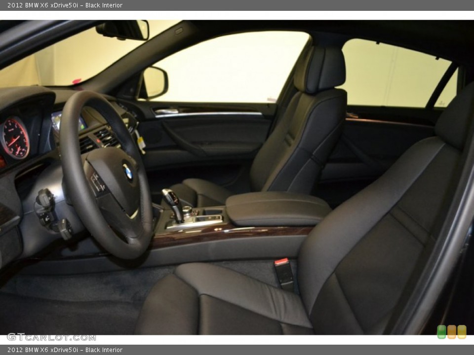 Black Interior Photo for the 2012 BMW X6 xDrive50i #50856763