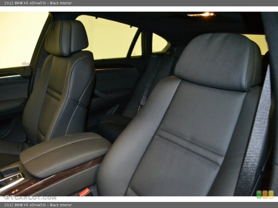 Black Interior Photo for the 2012 BMW X6 xDrive50i #50856775