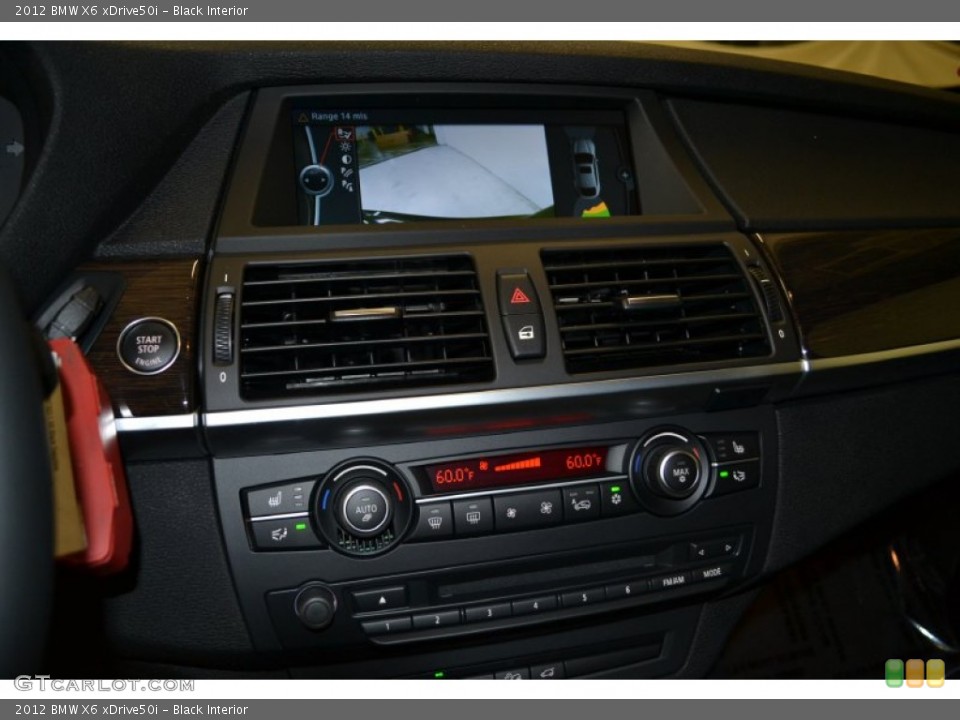 Black Interior Controls for the 2012 BMW X6 xDrive50i #50856889