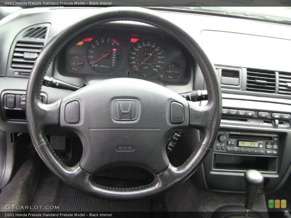 Black Interior Steering Wheel for the 2001 Honda Prelude  #50857588