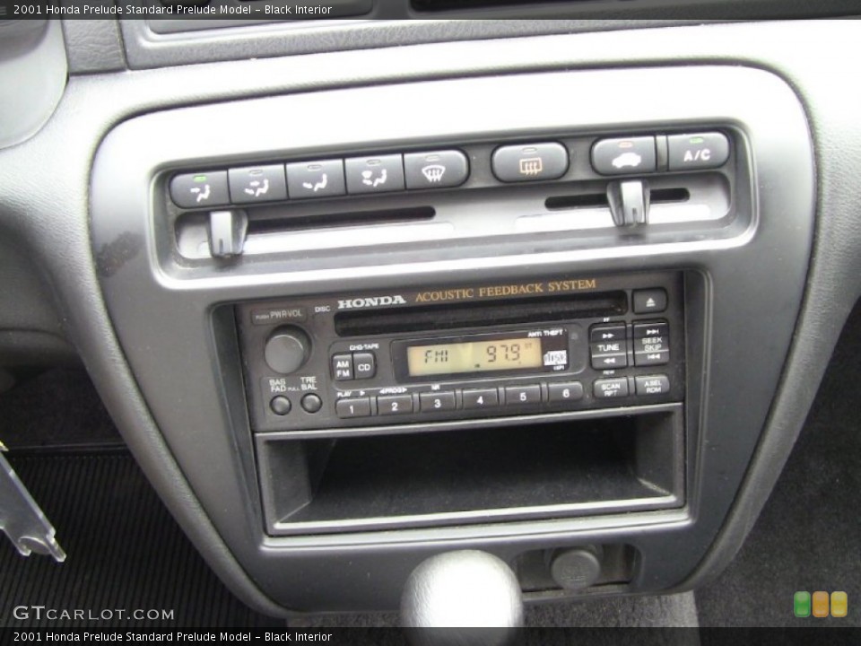 Black Interior Controls for the 2001 Honda Prelude  #50857621