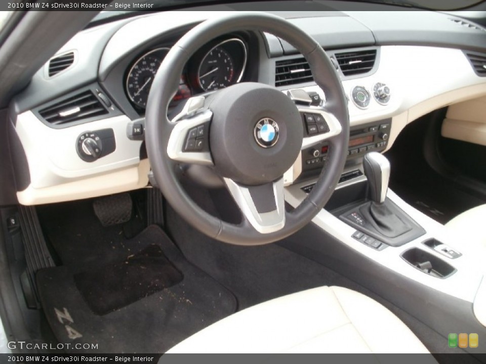 Beige Interior Dashboard for the 2010 BMW Z4 sDrive30i Roadster #50858794