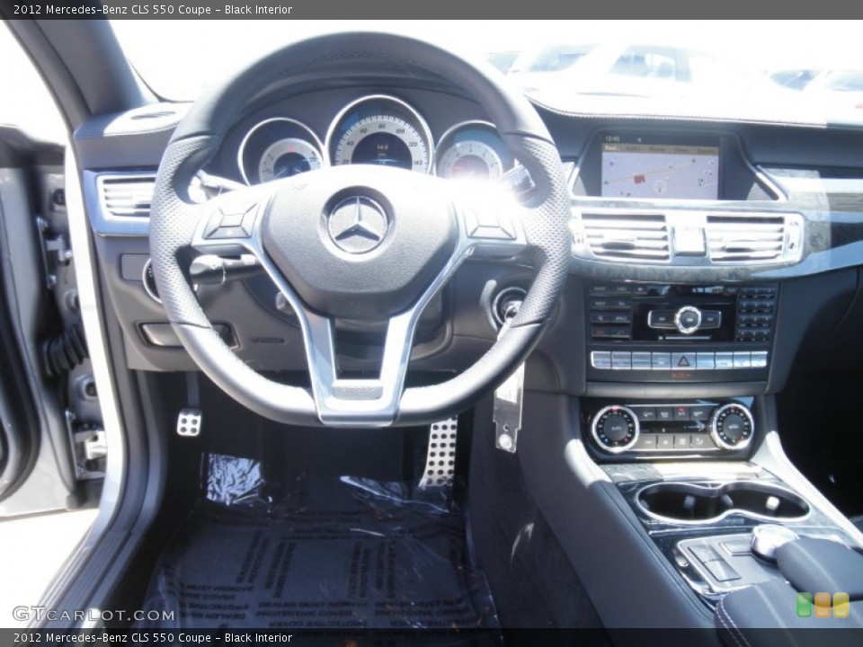 Black Interior Dashboard for the 2012 Mercedes-Benz CLS 550 Coupe #50859631