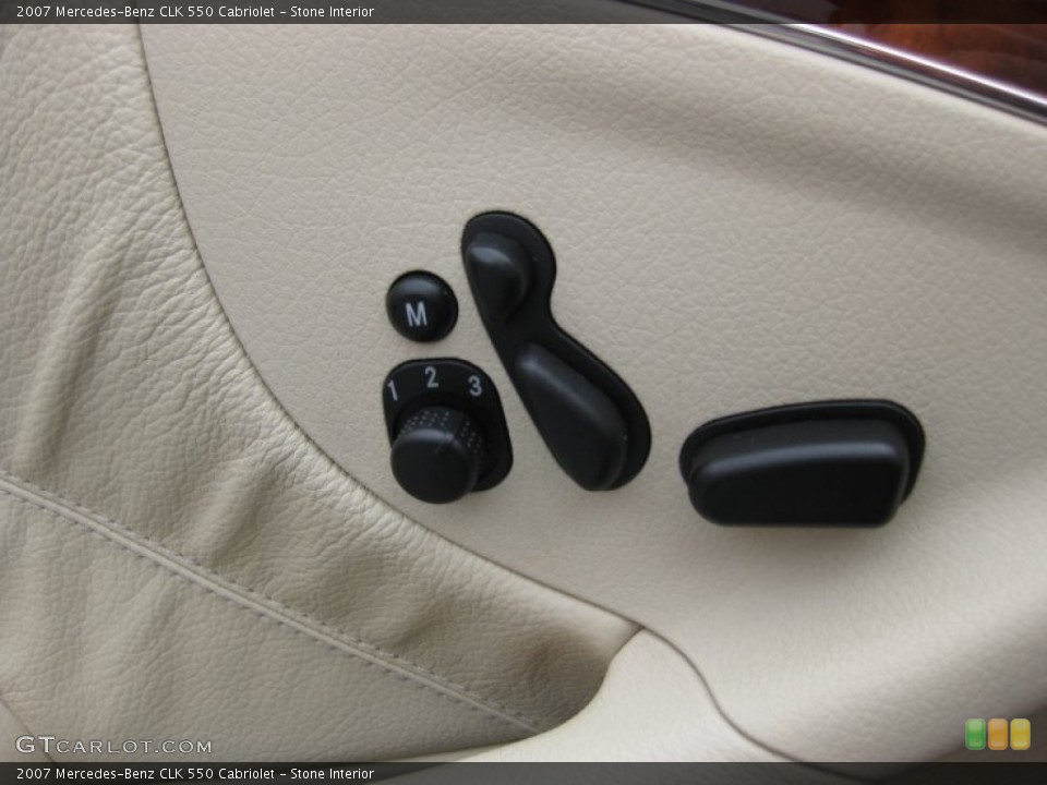 Stone Interior Controls for the 2007 Mercedes-Benz CLK 550 Cabriolet #50859733