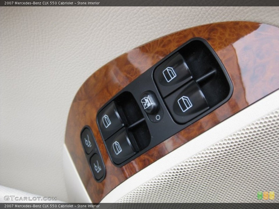 Stone Interior Controls for the 2007 Mercedes-Benz CLK 550 Cabriolet #50859748