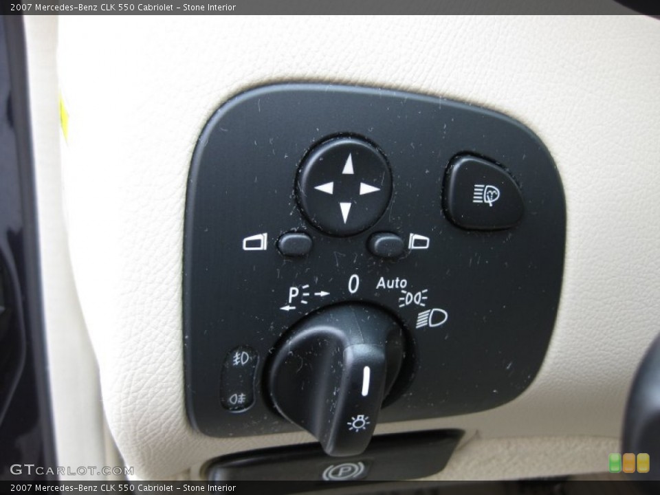 Stone Interior Controls for the 2007 Mercedes-Benz CLK 550 Cabriolet #50859760