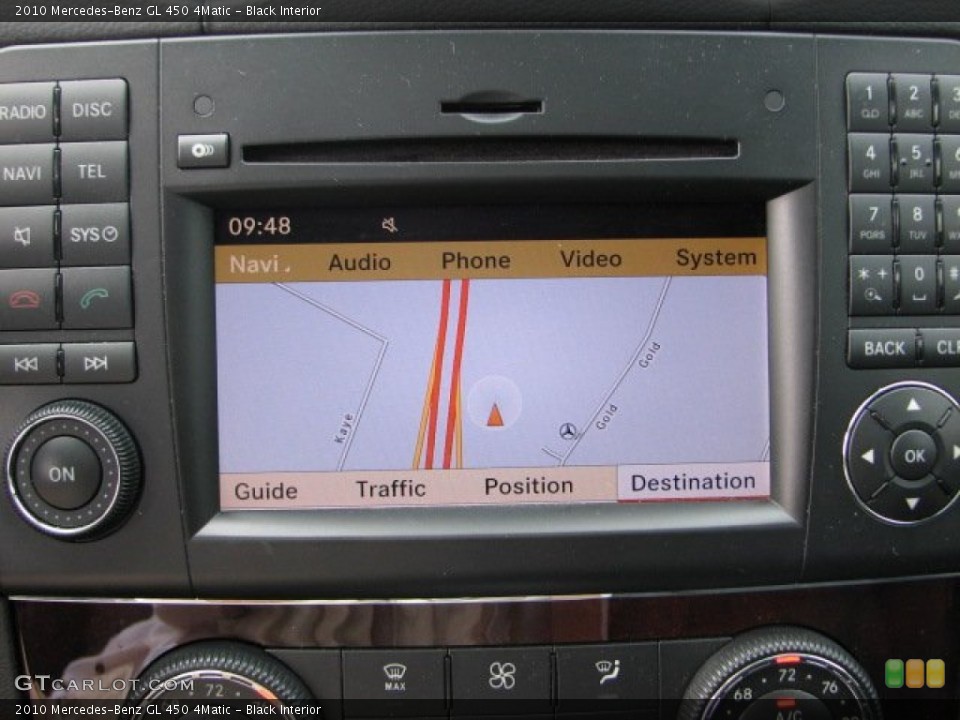 Black Interior Navigation for the 2010 Mercedes-Benz GL 450 4Matic #50859766