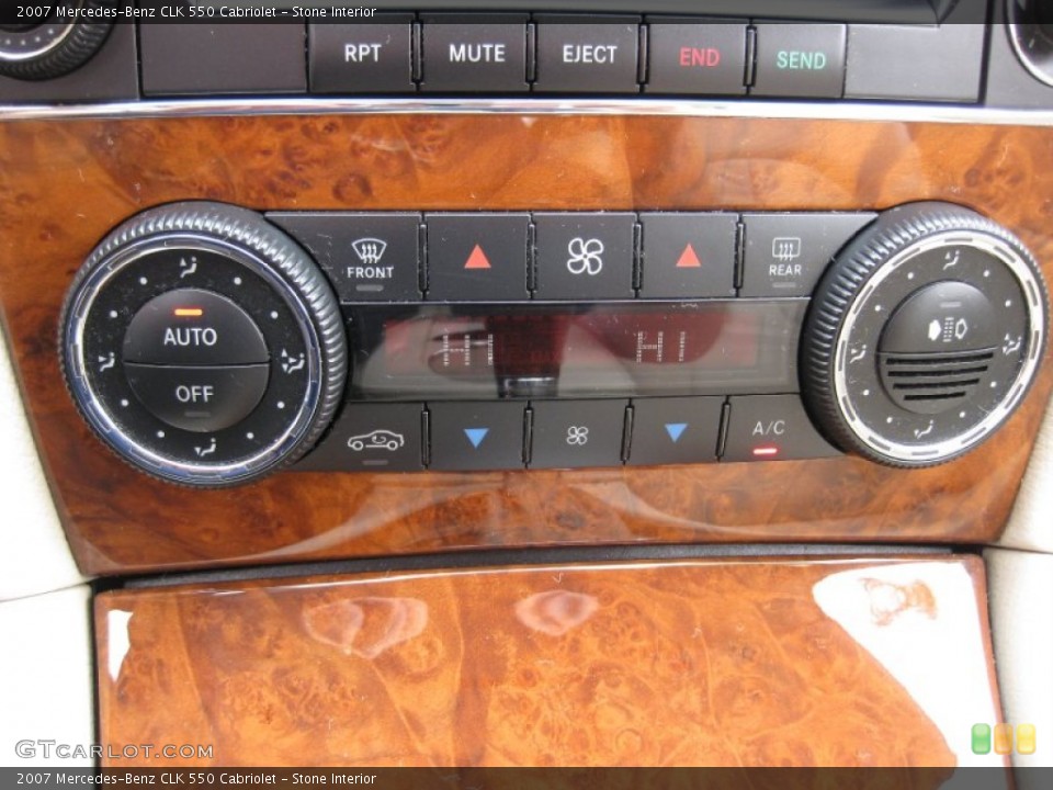 Stone Interior Controls for the 2007 Mercedes-Benz CLK 550 Cabriolet #50859817