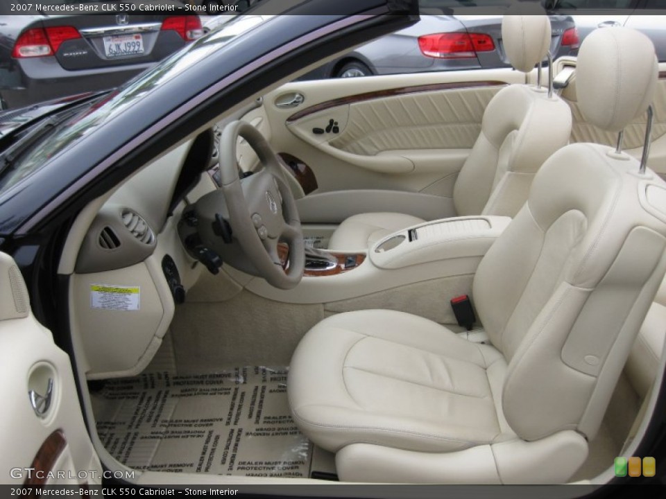 Stone Interior Photo for the 2007 Mercedes-Benz CLK 550 Cabriolet #50859868
