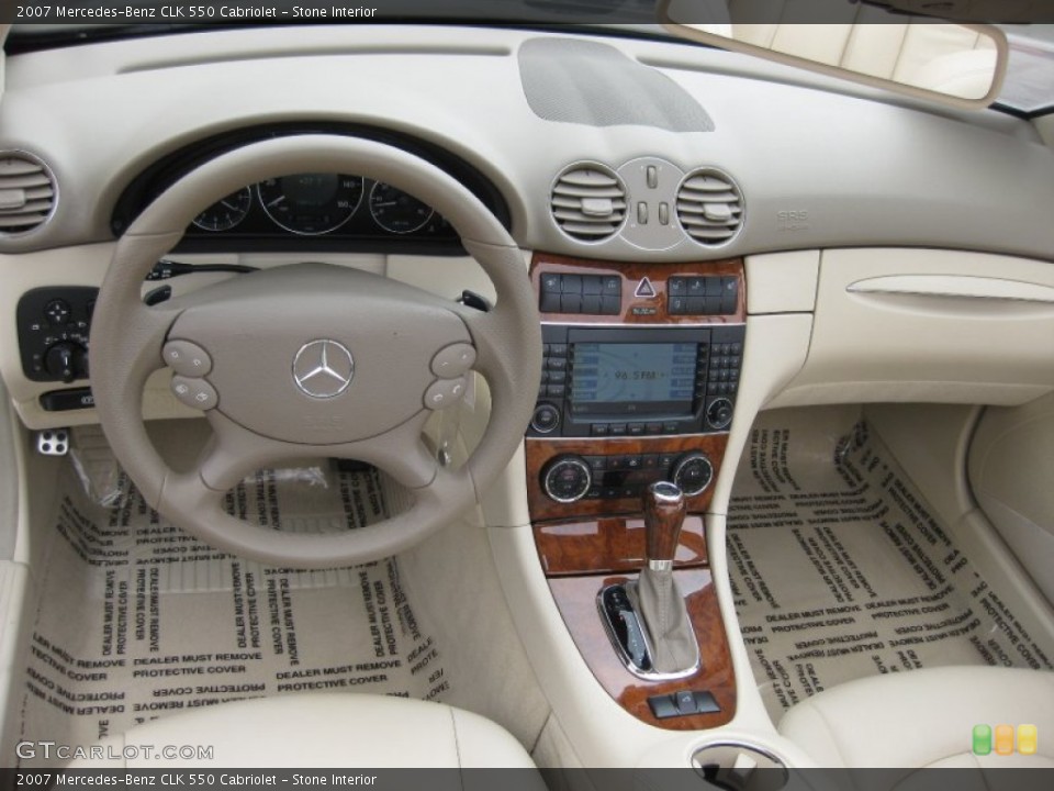 Stone Interior Dashboard for the 2007 Mercedes-Benz CLK 550 Cabriolet #50859903