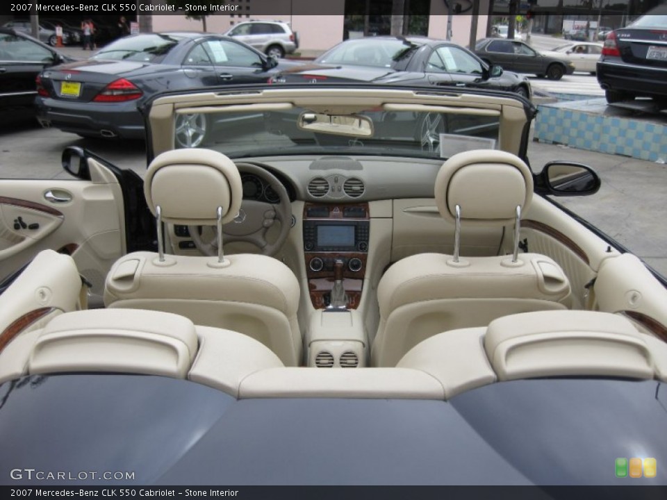 Stone Interior Photo for the 2007 Mercedes-Benz CLK 550 Cabriolet #50859916