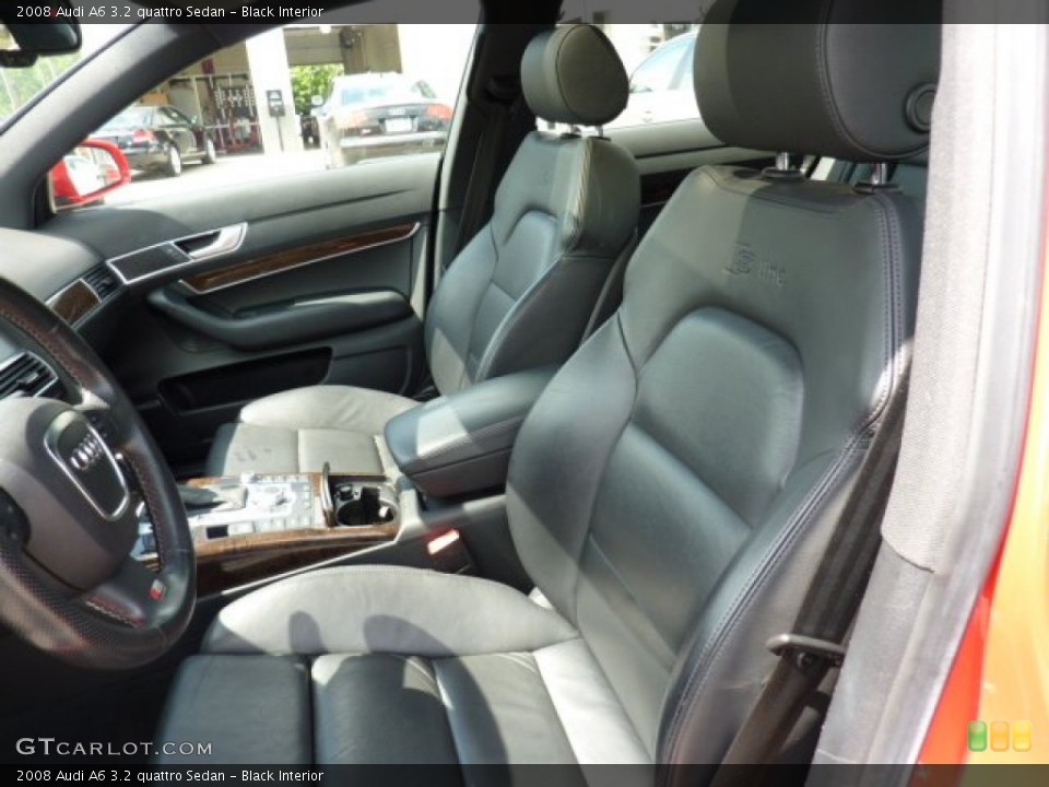 Black Interior Photo for the 2008 Audi A6 3.2 quattro Sedan #50861575