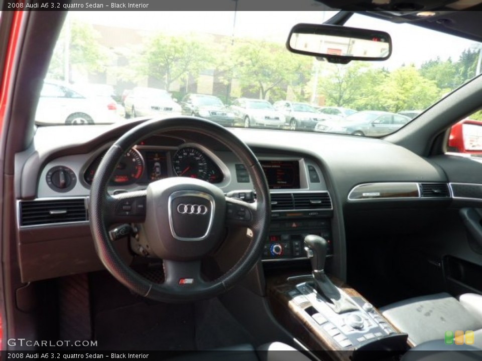 Black Interior Dashboard for the 2008 Audi A6 3.2 quattro Sedan #50861599