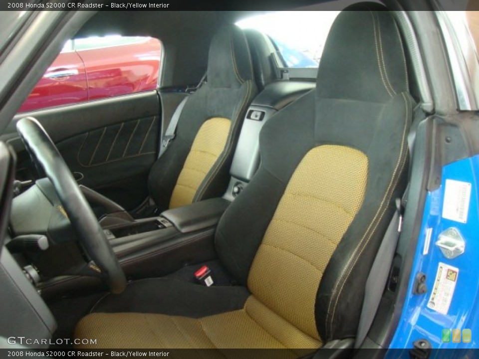 Black/Yellow Interior Photo for the 2008 Honda S2000 CR Roadster #50861639