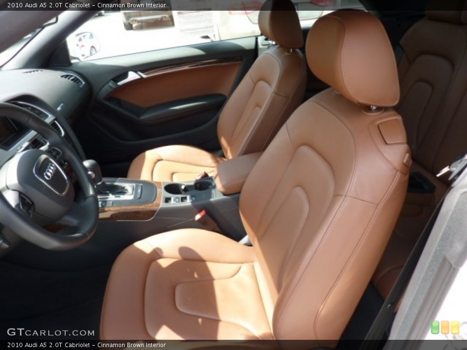 Cinnamon Brown Interior Photo for the 2010 Audi A5 2.0T Cabriolet #50862049