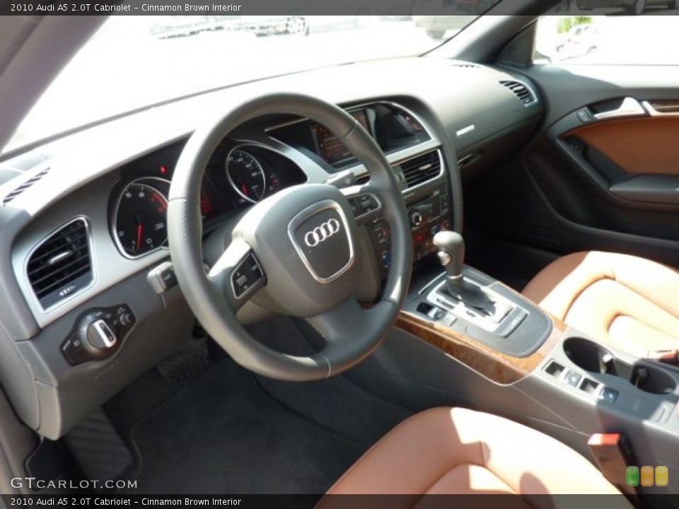 Cinnamon Brown Interior Prime Interior for the 2010 Audi A5 2.0T Cabriolet #50862094