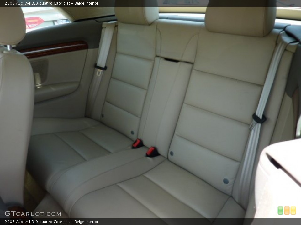 Beige Interior Photo for the 2006 Audi A4 3.0 quattro Cabriolet #50862274