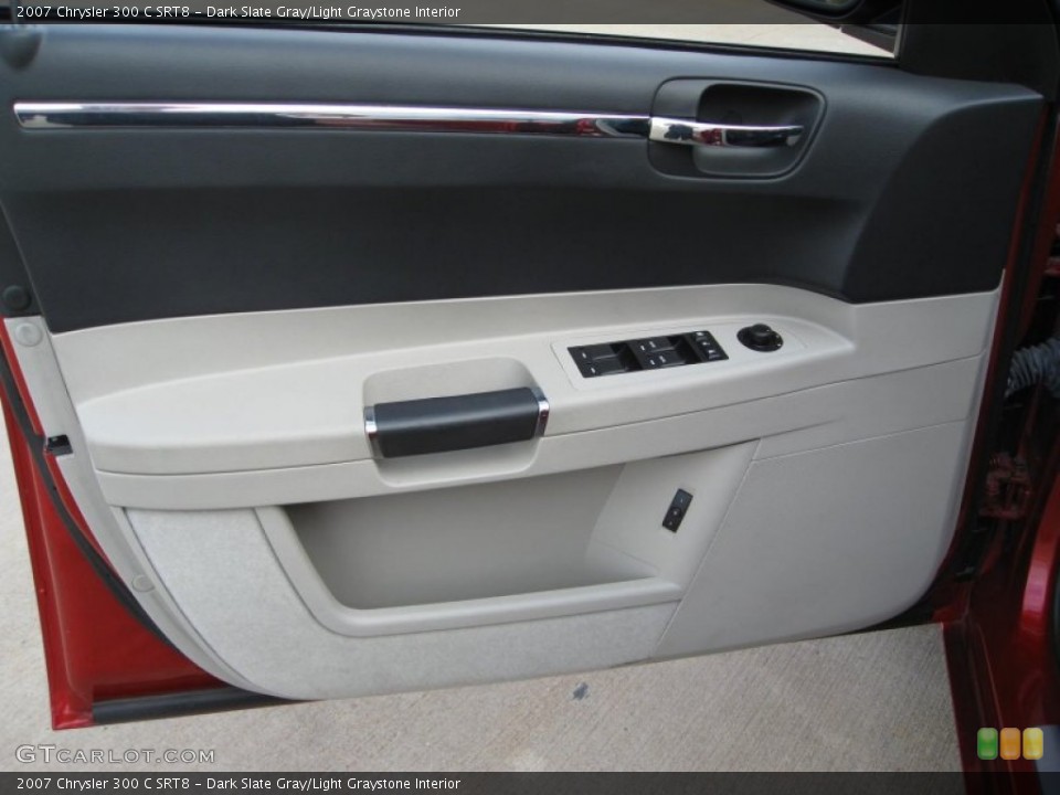 Dark Slate Gray/Light Graystone Interior Door Panel for the 2007 Chrysler 300 C SRT8 #50863297