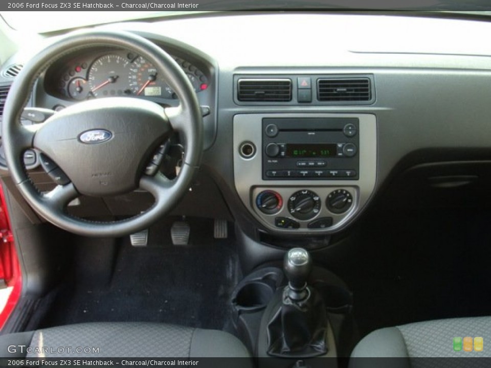 Charcoal/Charcoal Interior Dashboard for the 2006 Ford Focus ZX3 SE Hatchback #50864170