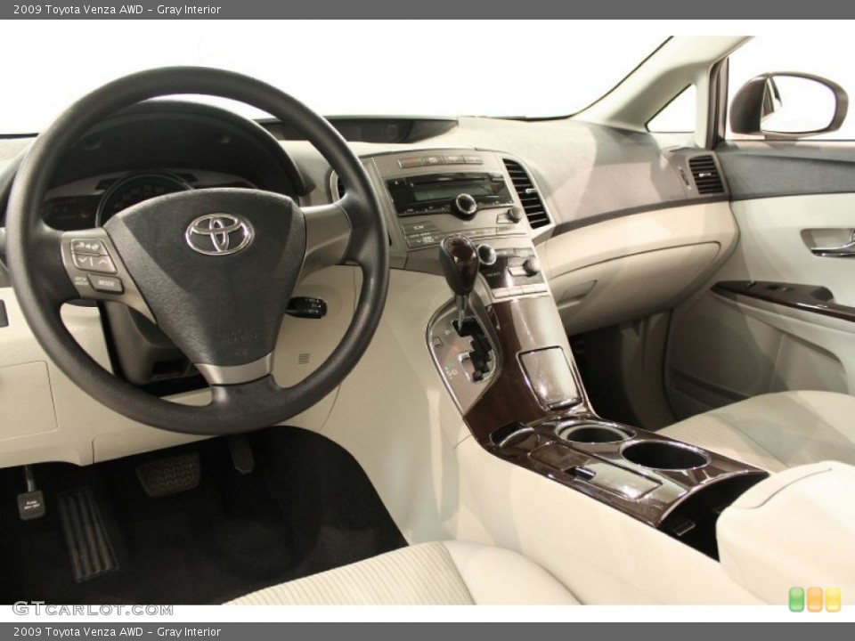 Gray Interior Prime Interior for the 2009 Toyota Venza AWD #50866849