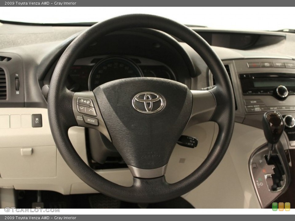 Gray Interior Steering Wheel for the 2009 Toyota Venza AWD #50866852