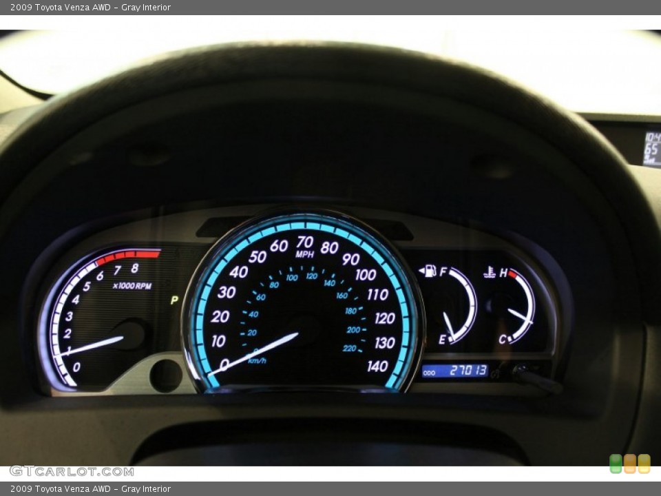 Gray Interior Gauges for the 2009 Toyota Venza AWD #50866858