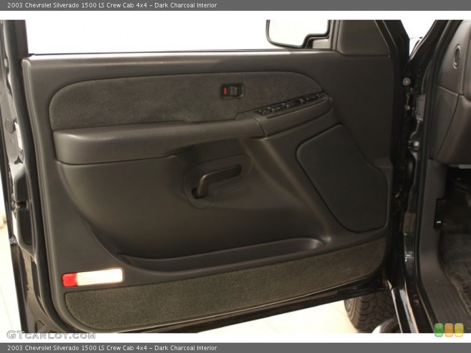 Dark Charcoal Interior Door Panel for the 2003 Chevrolet Silverado 1500 LS Crew Cab 4x4 #50867389