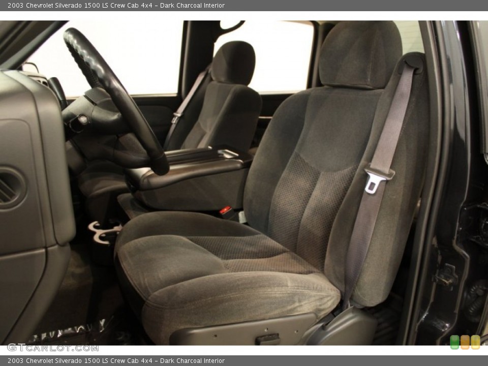 Dark Charcoal Interior Photo for the 2003 Chevrolet Silverado 1500 LS Crew Cab 4x4 #50867395