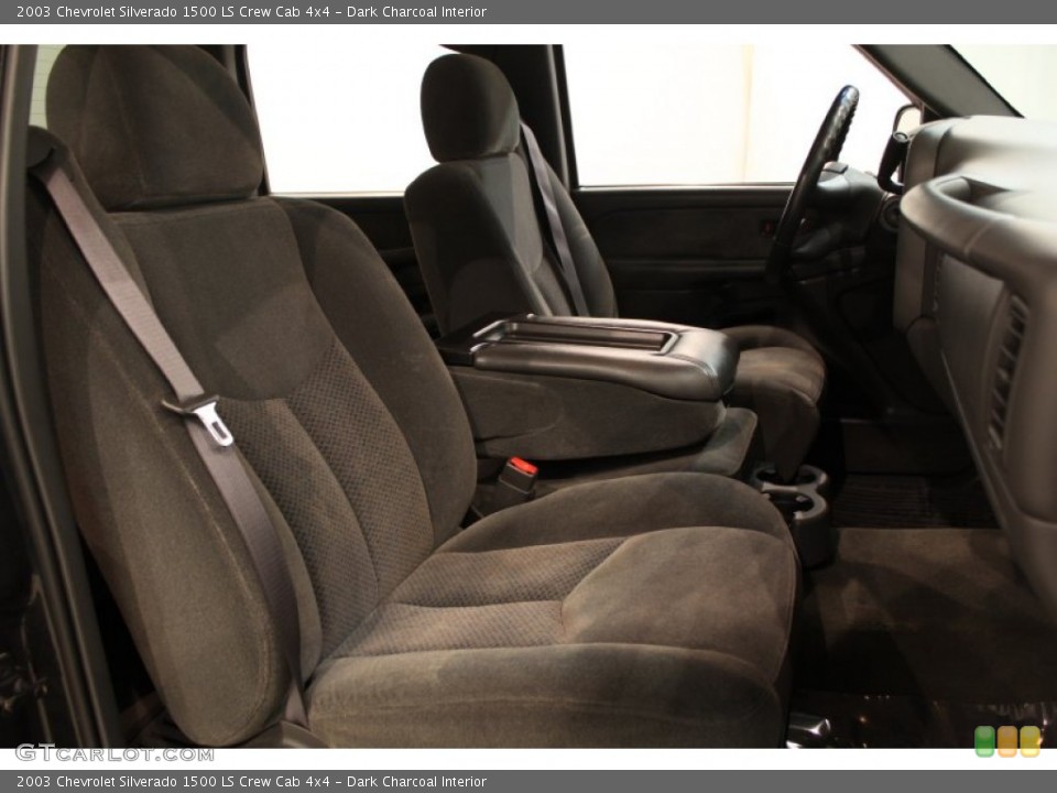 Dark Charcoal Interior Photo for the 2003 Chevrolet Silverado 1500 LS Crew Cab 4x4 #50867419