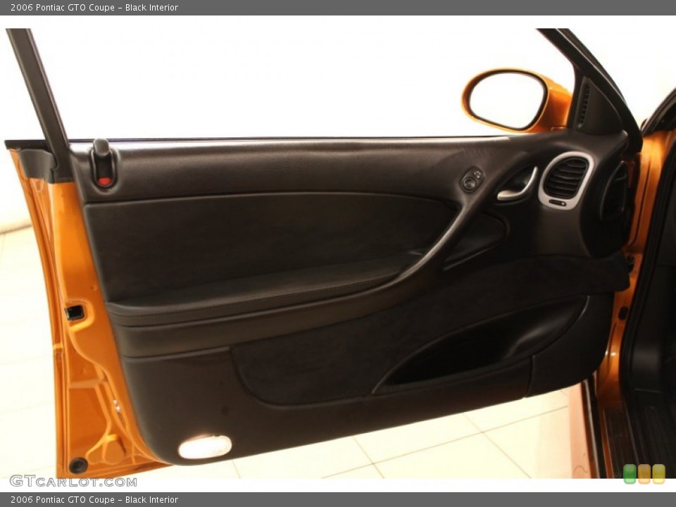 Black Interior Door Panel for the 2006 Pontiac GTO Coupe #50867935