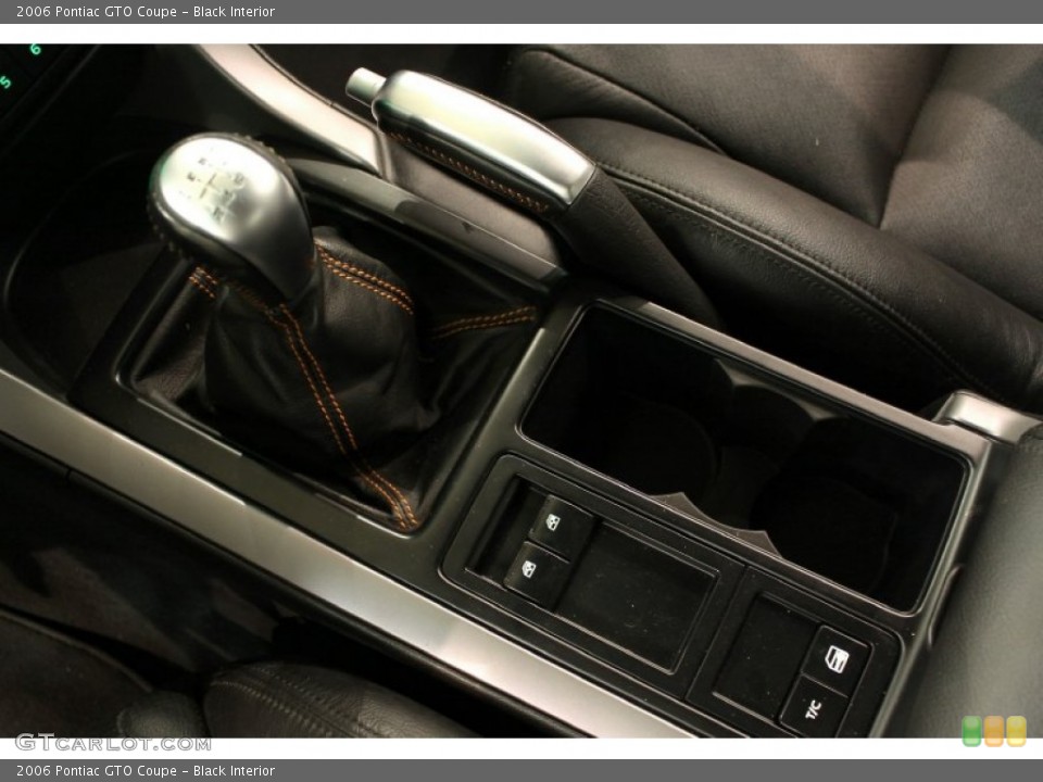 Black Interior Transmission for the 2006 Pontiac GTO Coupe #50867989