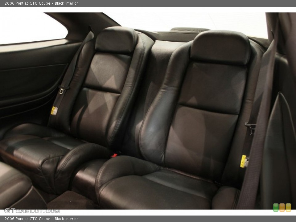 Black Interior Photo for the 2006 Pontiac GTO Coupe #50868010