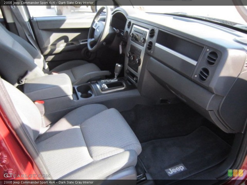 Dark Slate Gray Interior Photo for the 2008 Jeep Commander Sport 4x4 #50869499