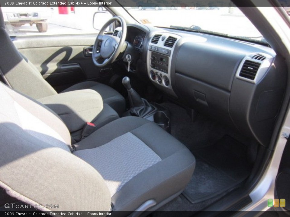 Ebony Interior Photo for the 2009 Chevrolet Colorado Extended Cab 4x4 #50869619