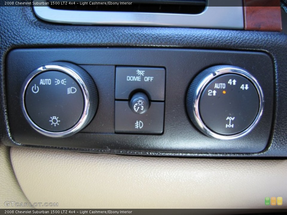 Light Cashmere/Ebony Interior Controls for the 2008 Chevrolet Suburban 1500 LTZ 4x4 #50871043