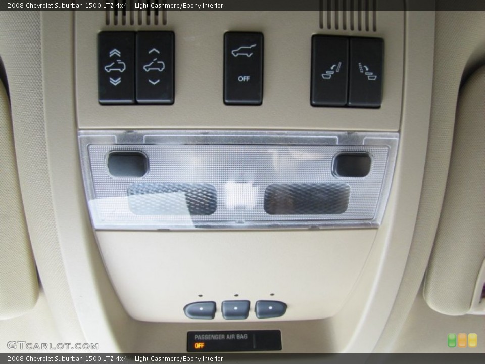 Light Cashmere/Ebony Interior Controls for the 2008 Chevrolet Suburban 1500 LTZ 4x4 #50871184