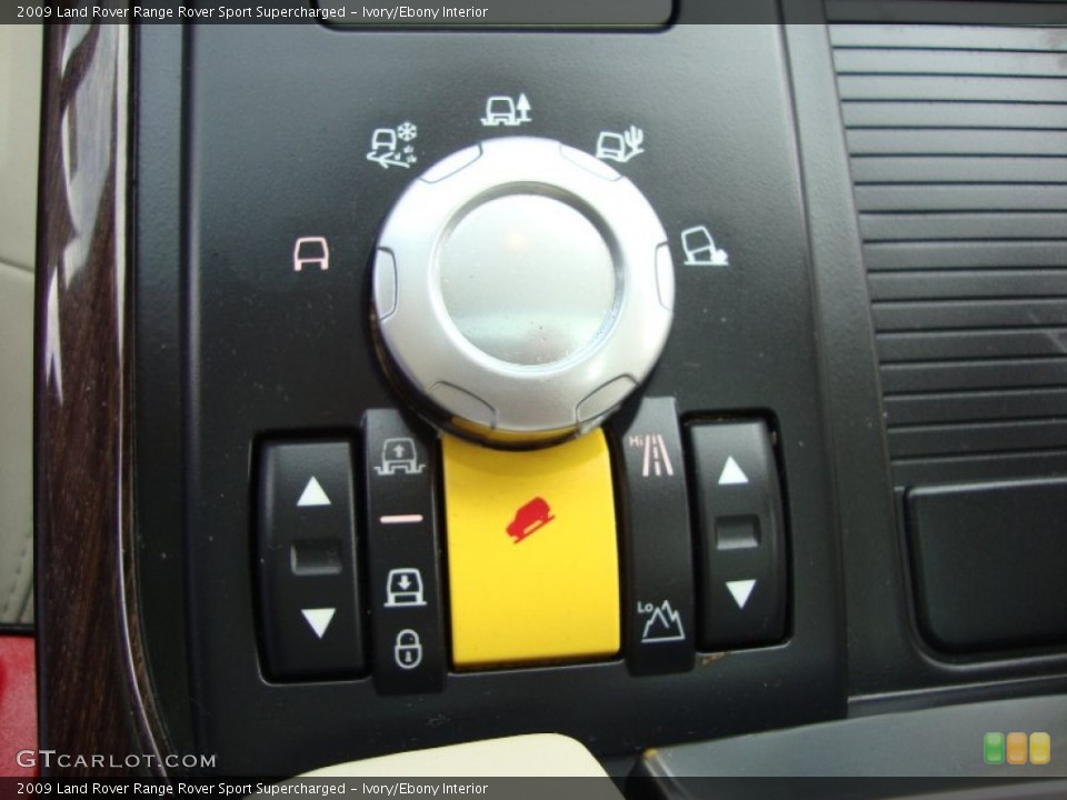 Ivory/Ebony Interior Controls for the 2009 Land Rover Range Rover Sport Supercharged #50872606