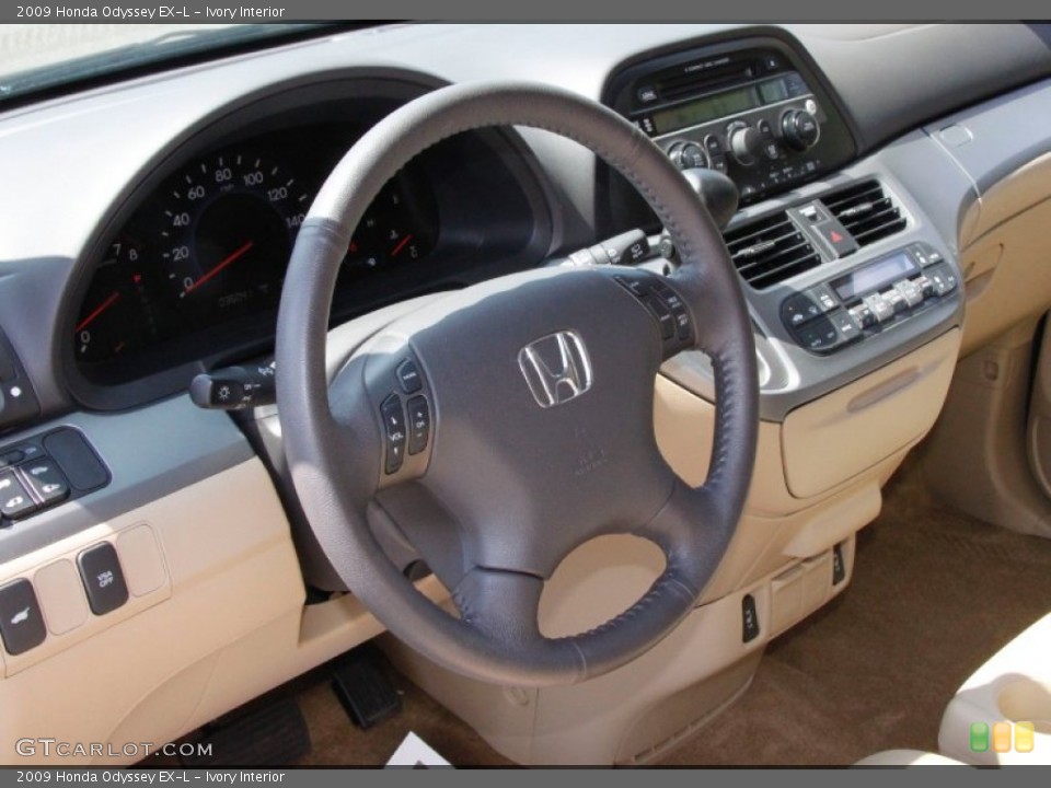 Ivory Interior Dashboard for the 2009 Honda Odyssey EX-L #50873691